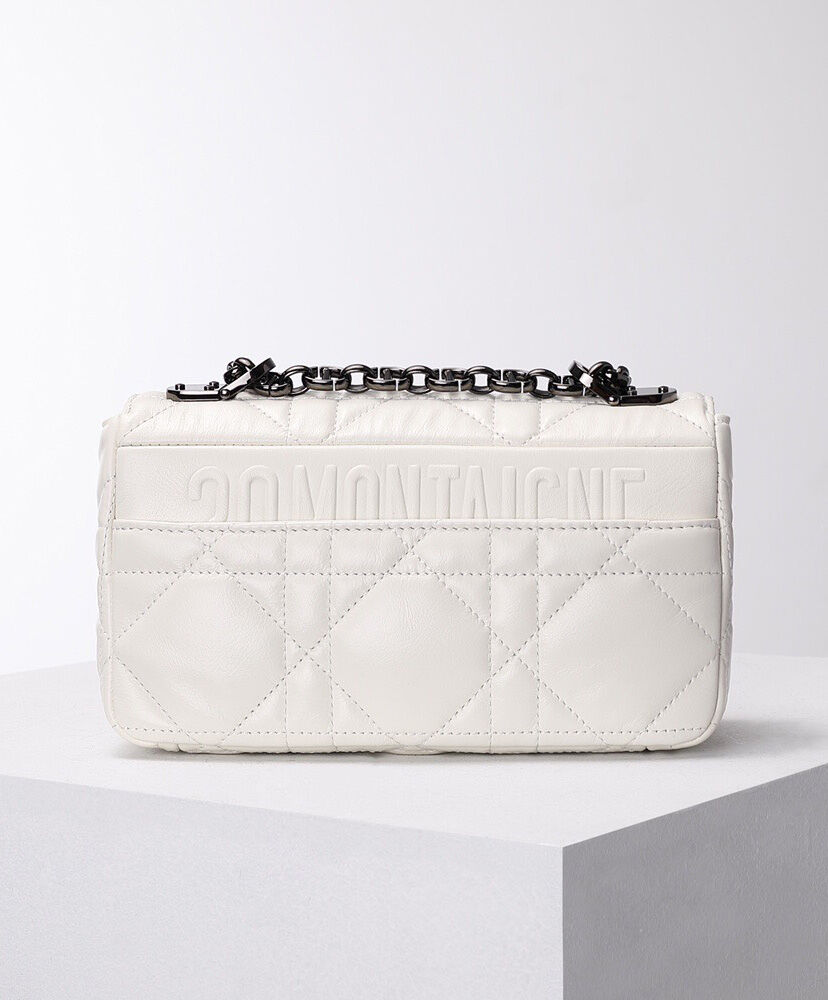 Christian Dior Small Dior Caro Bag Cream